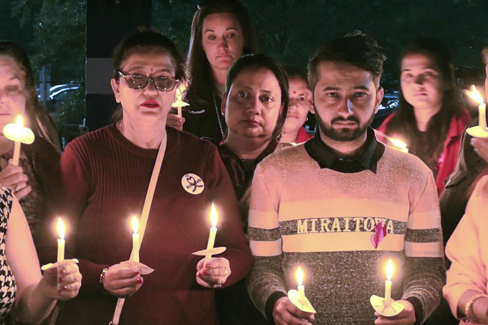 Mamta Kafle Bhatt community vigil